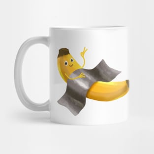 Duct tape relaxing banana Mug